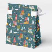 Coastal Baby shower Dank u Bedankdoosjes (Achterkant)