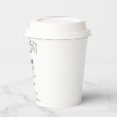 Coastal Bachelorette Cocktail Party Groen Papieren Bekers (Links)