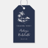 Coastal Bachelorette Party Cadeaulabel (Voorkant)