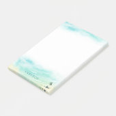 Coastal Beach Baby Zee schildpadden personaliseren Post-it® Notes (Schuin)