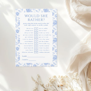 Coastal Beach Bach Floral zou ze liever wild Informatiekaartje