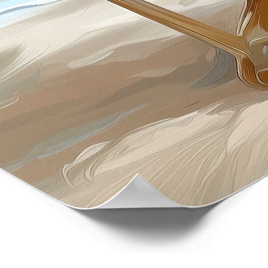 Coastal Beach Chairs Coastal Wall Art | Poster (Hoek)