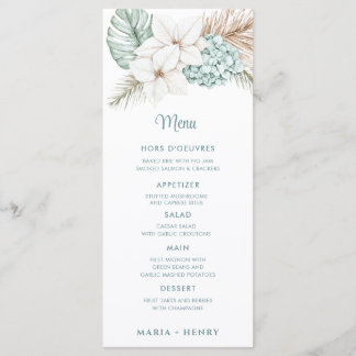 Coastal Beach Christmas Menu