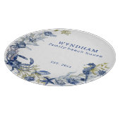 Coastal Beach House Marine Life gepersonaliseerd. Snijplank (Hoek)