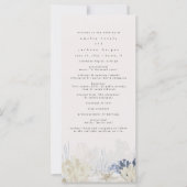 Coastal Beach Trouwceremonie Orde der Gebeurteniss (Voorkant)