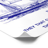 Coastal Bible Verse Poster (Hoek)