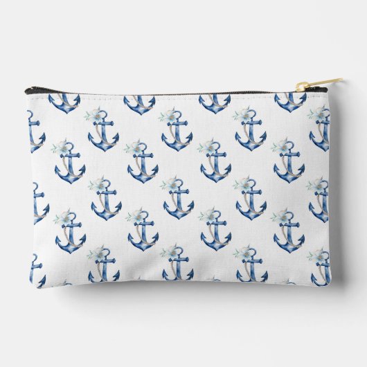 Coastal Blue Anchor Toilettas | zeevaart Etui (Achterkant)