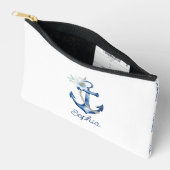 Coastal Blue Anchor Toilettas | zeevaart Etui (Open)