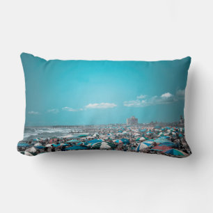 Coastal Blue Beach Kussen