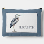 Coastal Blue Heron Bird gepersonaliseerd Etui (Voorkant)