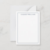 Coastal Blue Heron Bird Notitiekaartje (Achterkant)