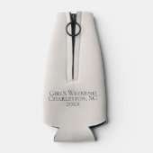 Coastal Blue Heron Bird Personalized Flesjeskoeler (Achterkant)