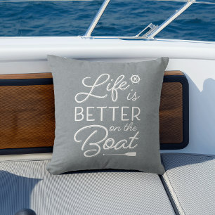 Coastal Blue Life is beter op de boot Buitenkussen