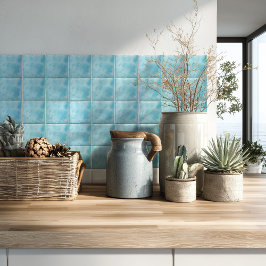 Coastal Blue Modern Watercolor  Tegeltje