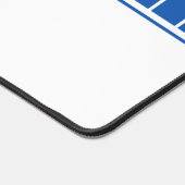 Coastal Blue Scallop Seashells gepersonaliseerd Bureaumat (Hoek)