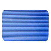 Coastal Blue Striped Badmat – Zacht & Absorberend (Voorkant)