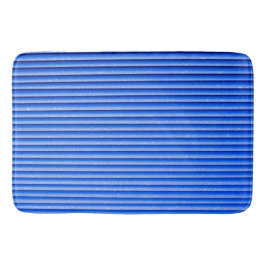 Coastal Blue Striped Badmat – Zacht & Absorberend