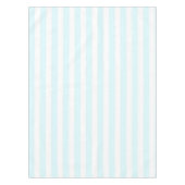 Coastal Boho Soft Blue Pastel Stripes Pattern Tafelkleed (Voorkant)