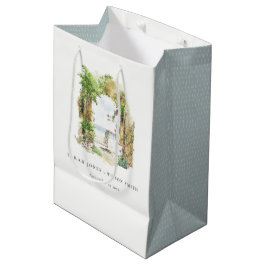 Coastal Botanical Arch Sand Beach Seascape Wedding Medium Cadeauzakje