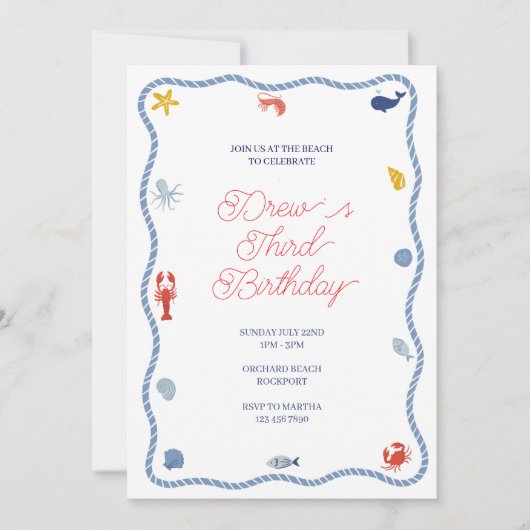 Coastal Boys Verjaardag Kaart (Voorkant)