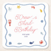 Coastal Boys Verjaardag Kartonnen Onderzetters (Voorkant)