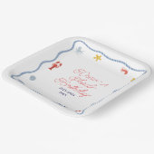 Coastal Boys Verjaardag Papieren Bordje (Gebogen)