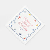 Coastal Boys Verjaardag Servet (Hoek)