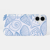 Coastal Breeze – Lichtblauwe Strandschelp iPhone 1 16 Hoesje (Achterkant horizontaal)