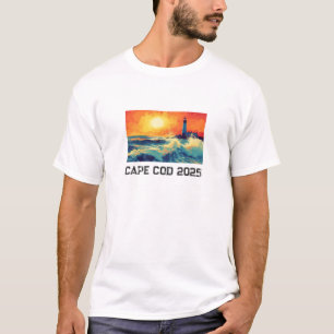 Coastal Cape Cod Lighthouse T-shirt – Aangepaste t
