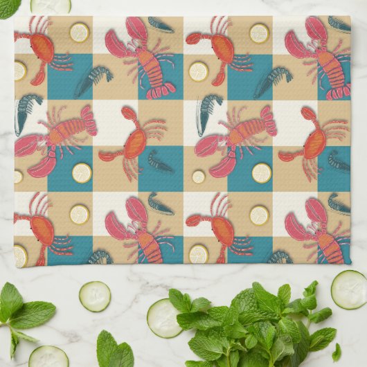 Coastal Catch Picnic  Theedoek (Gevouwen)