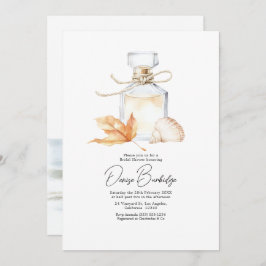 Coastal Chic Autumn - Fall Bridal Shower Kaart