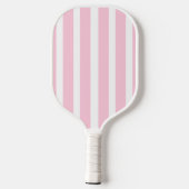 Coastal Chic Beach Club Pink Stripe Tropical Pickleball Paddle (Achterkant)