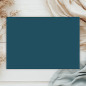 Coastal Chic Beach Waterverf bruiloft RSVP Kaartje