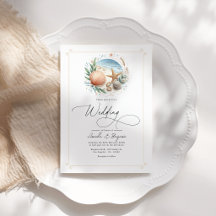Coastal Chic Beach Wedding QR-code