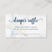 Coastal Chic | Blauwe goudmakreel Informatiekaartje (Voorkant)