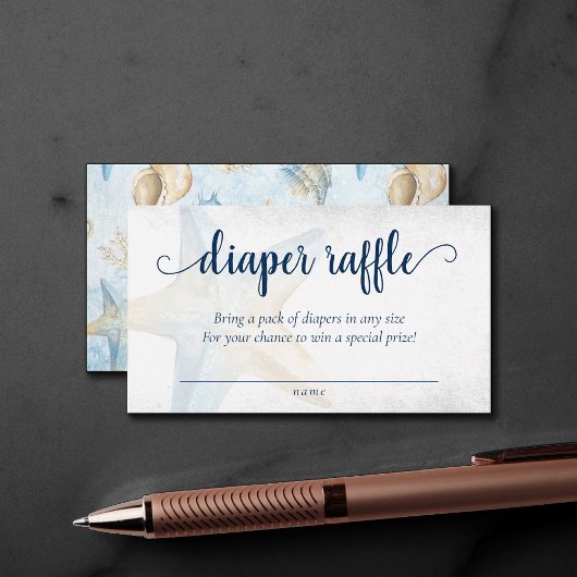 Coastal Chic | Blauwe goudmakreel Informatiekaartje