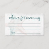 Coastal Chic | Blauwgroen advies over schoeisel me Informatiekaartje (Voorkant)