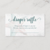 Coastal Chic | Blauwgroen koperen kreeftenriet Informatiekaartje (Voorkant)