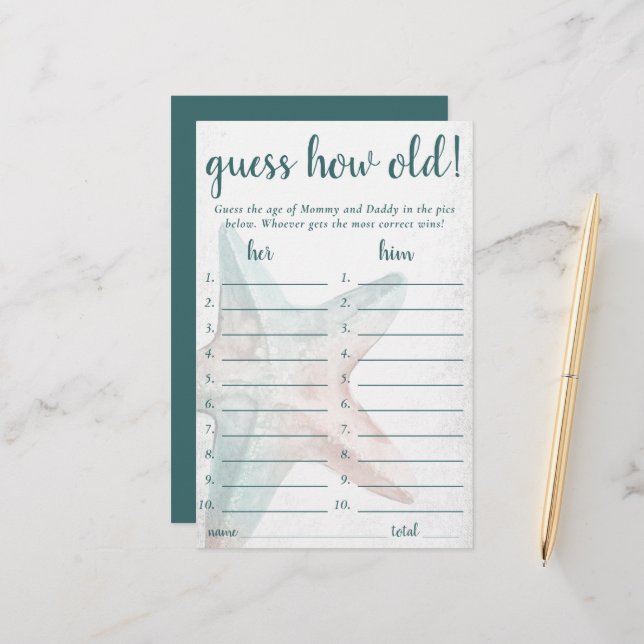 Coastal Chic | Blauwgroen kreeften raden hoe oud s (Voorkant / Achterkant in situ)