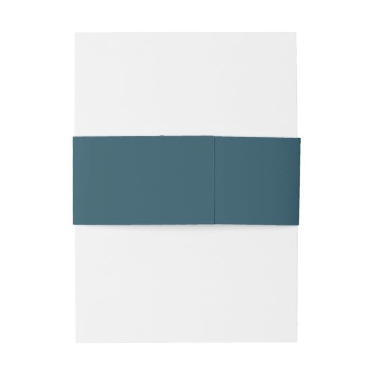 Coastal Chic bruiloft Uitnodigingen Wikkel (Achterkant Voorbeeld)