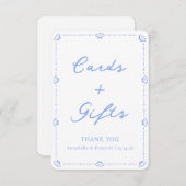 Coastal Chic Elegante Trouwen Kaarten & Geschenken (Voorkant / Achterkant)
