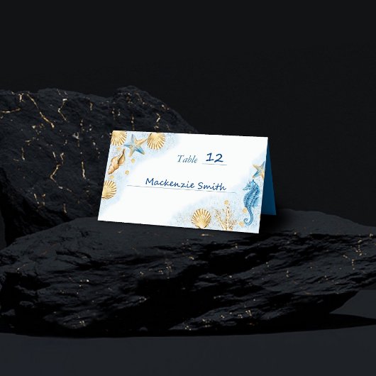 Coastal Chic | Modern koraalrif Plaatskaartje