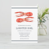 Coastal Chic Navy LOBSTER BOIL Seafood Boil Party (Staand voorkant)