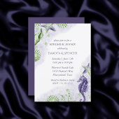 Coastal Chic | Paarse en groene repetitie Kaart