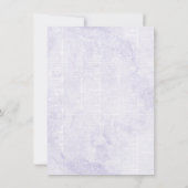 Coastal Chic | Paarse en kalkgroene hoofdfoto Bedankkaart (Achterkant)