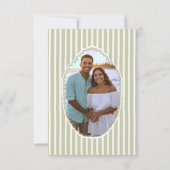 Coastal Chic Sun Palm Tree Wedding Photo Save The Date (Achterkant)