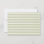 Coastal Chic Sun Palm Tree Wedding RSVP Kaartje (Achterkant)