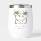 Coastal Christmas Palm Trees With Hammock (Voorkant)