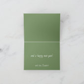 Coastal Christmas Palm Trees With Hammock Kaart (Binnen)