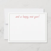 Coastal Christmas Palm Trees With Hammock Notitiekaartje (Achterkant)